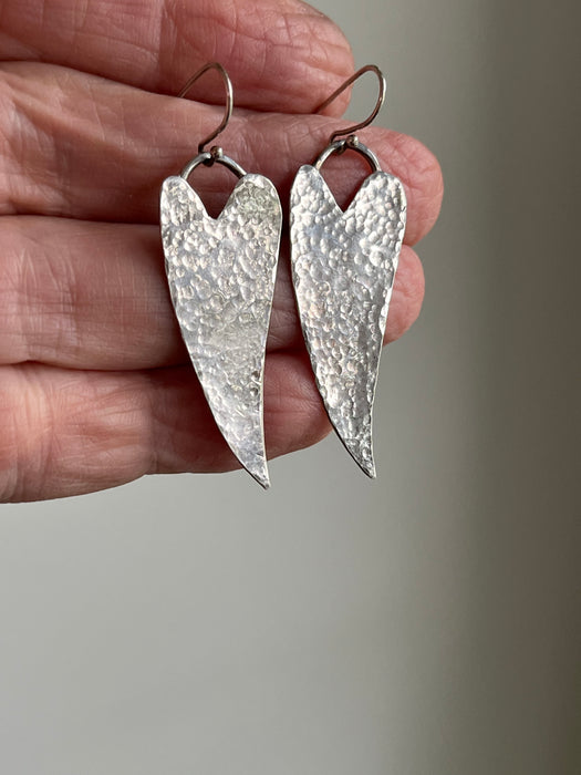 Upcycled Sterling silver earrings