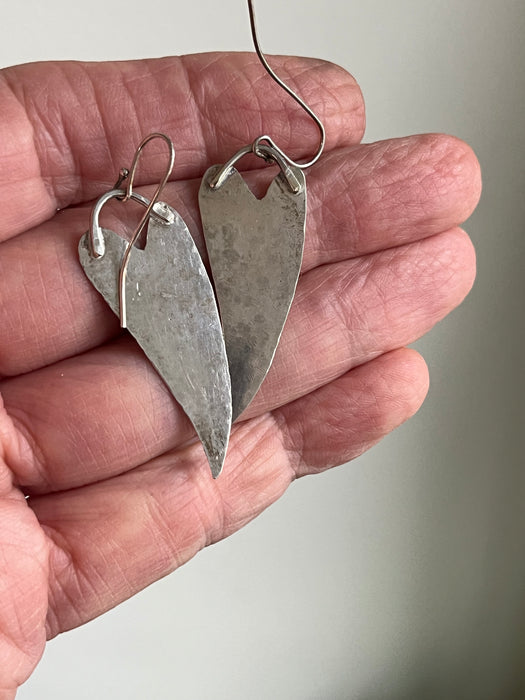 Upcycled Sterling silver earrings